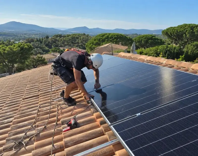 Installateur panneaux solaires Collorgues — pose photovoltaïque sur toiture